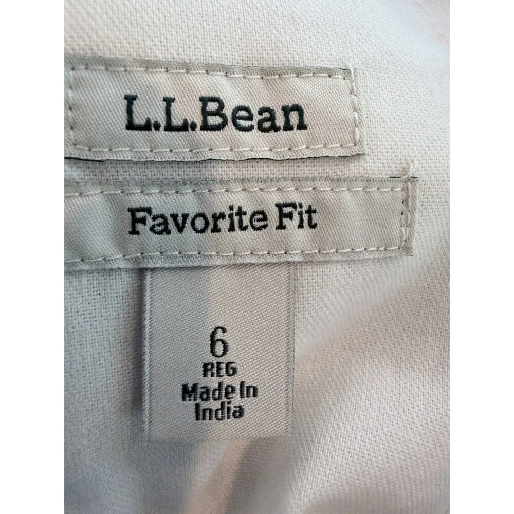 L.L. Bean Favorite Fit Shorts Women’s Size 6 Patchwork Madras Multicolor Plaid